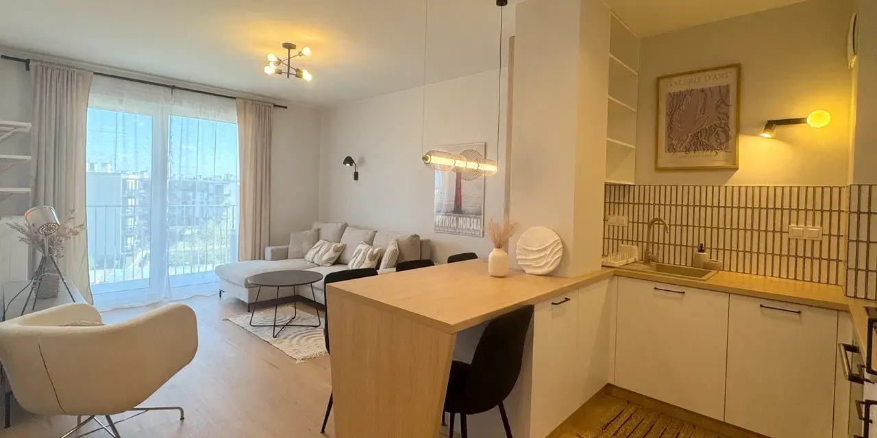 Nowe, wykończone z architektem i umeblowane 2 pokoje + garaż| Kamionek