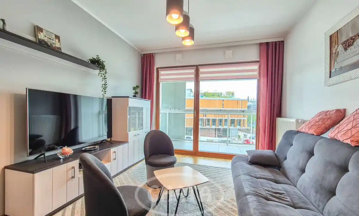 Bulwary Książęce/2 pokoje/duzy balkon - zdjęcie 2