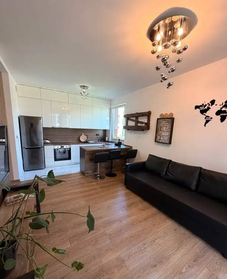 Duże 2pokojowe mieszkanie KLIMA nad jeziorem | 2 rooms flat AC lake - zdjęcie 4