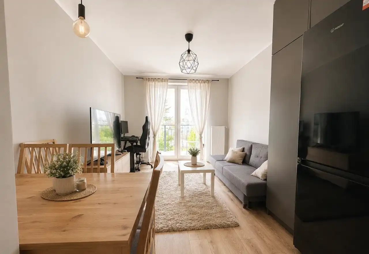 Mieszkanie dla pary z garażem, duży balkon - zdjęcie 2