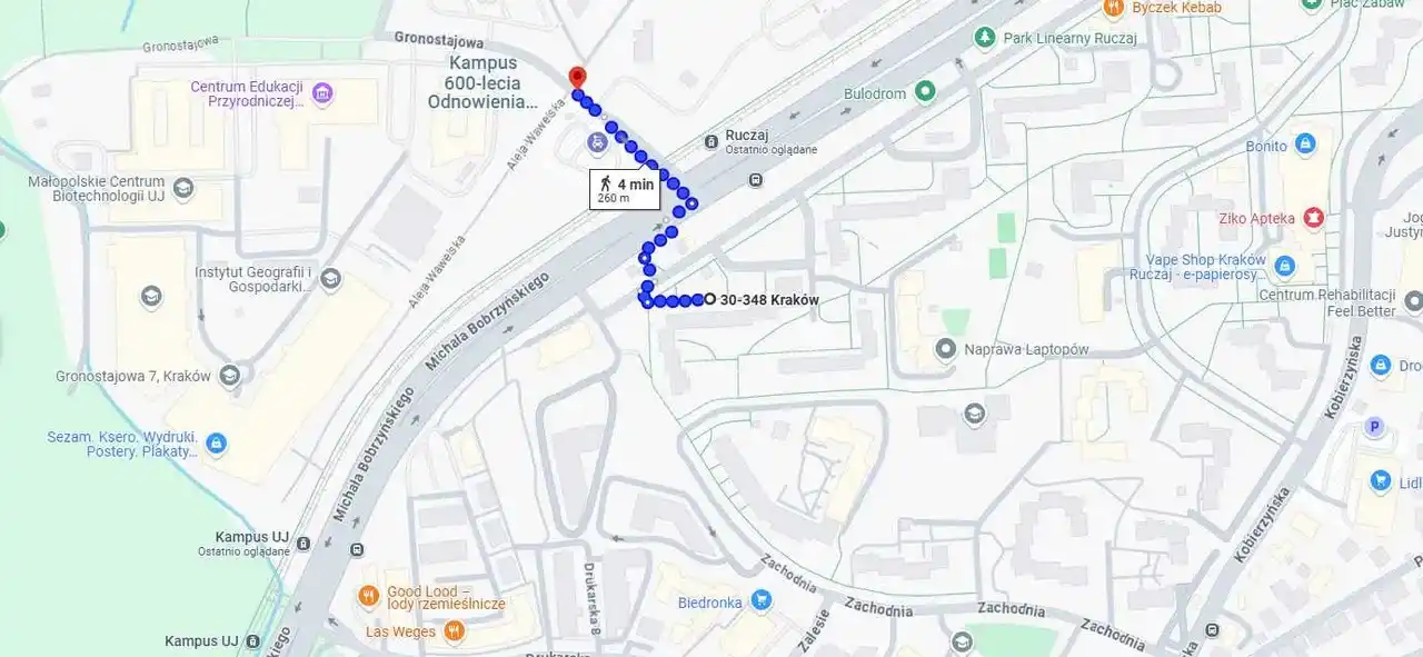 Pokój 1-os. na Ruczaju - Kampus UJ - 1300 zł - 3min od tramwaju/kampusu - zdjęcie 4