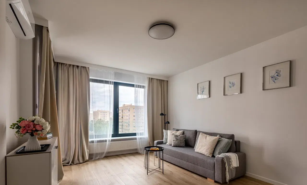 Designerska kawalerka PREMIUM z klimatyzacją i loggią - 37m² - nowe