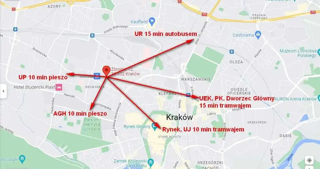 Pokój 1-os | Zbrojów, Urzędnicza | AGH UKEN PK UR | od 1/10 - zdjęcie 8