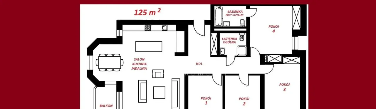 Przestronne mieszkanie 5 pokoi z garażem w Warszawie - zdjęcie 6