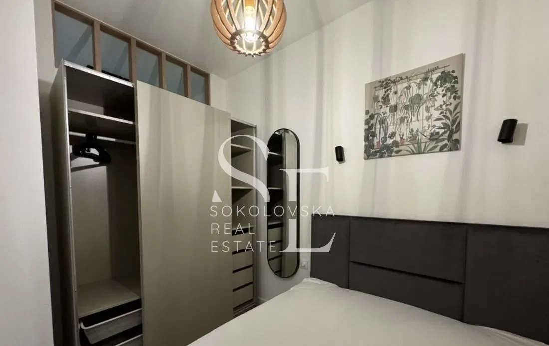 Nowoczesne 30 m² Odolany, Oddzielna sypialnia - zdjęcie 7