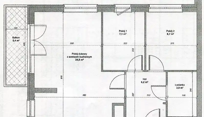 AL.Krakowska/Instalatorów 51m2, 3pok. balkon, miejsce garażowe w cenie - zdjęcie 2