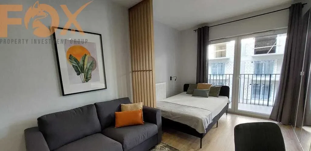 Studio z łóżkiem w inwestycji "Apartamenty Prestige" przy ul. Pomorskiej 45B w Łodzi - zdjęcie 2