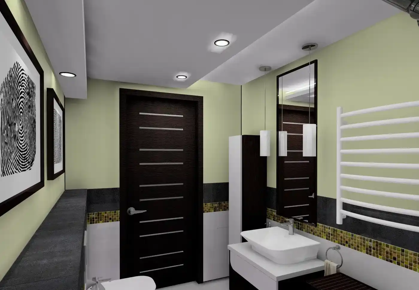 Nowoczesny, dwupoziomowy apartament w centrum miasta. - zdjęcie 7