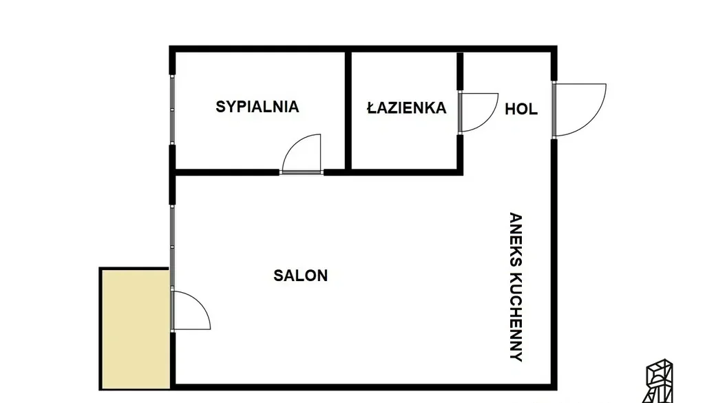 1piętro * 2 pokoje po remoncie * balkon * Górnicza - zdjęcie 6