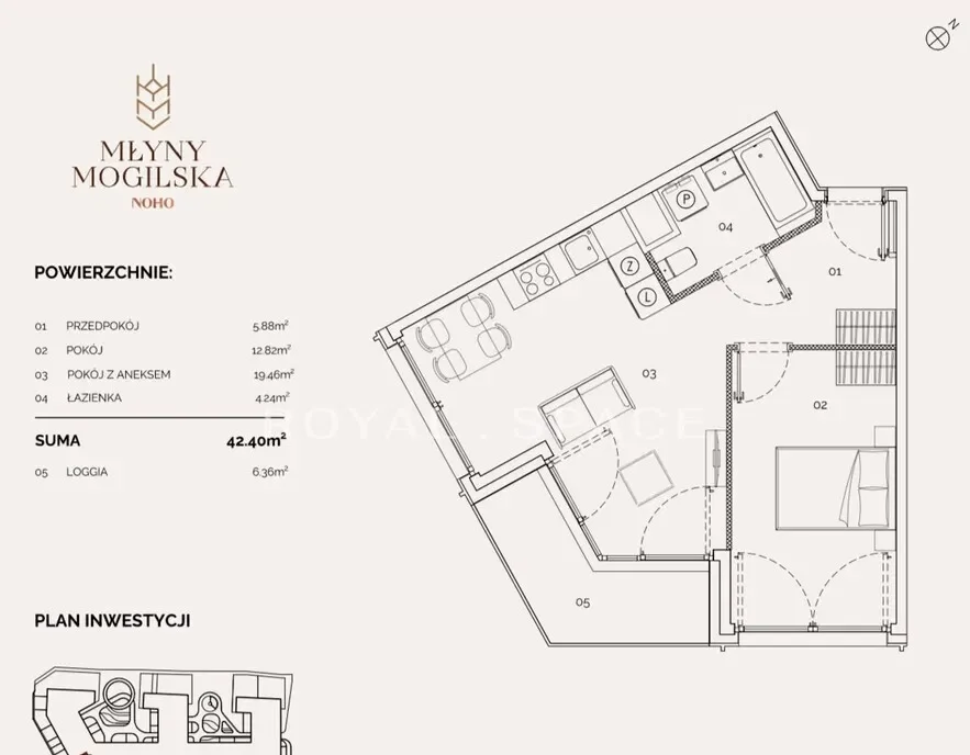 Apartament w inwestycji Młyny Mogilska! - zdjęcie 5