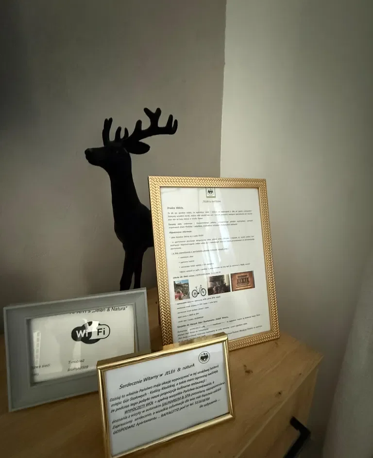 Noclegi w Apartamencie Jeleń & Natura w Jelniowie k/Kudowy Zdrój - zdjęcie 4