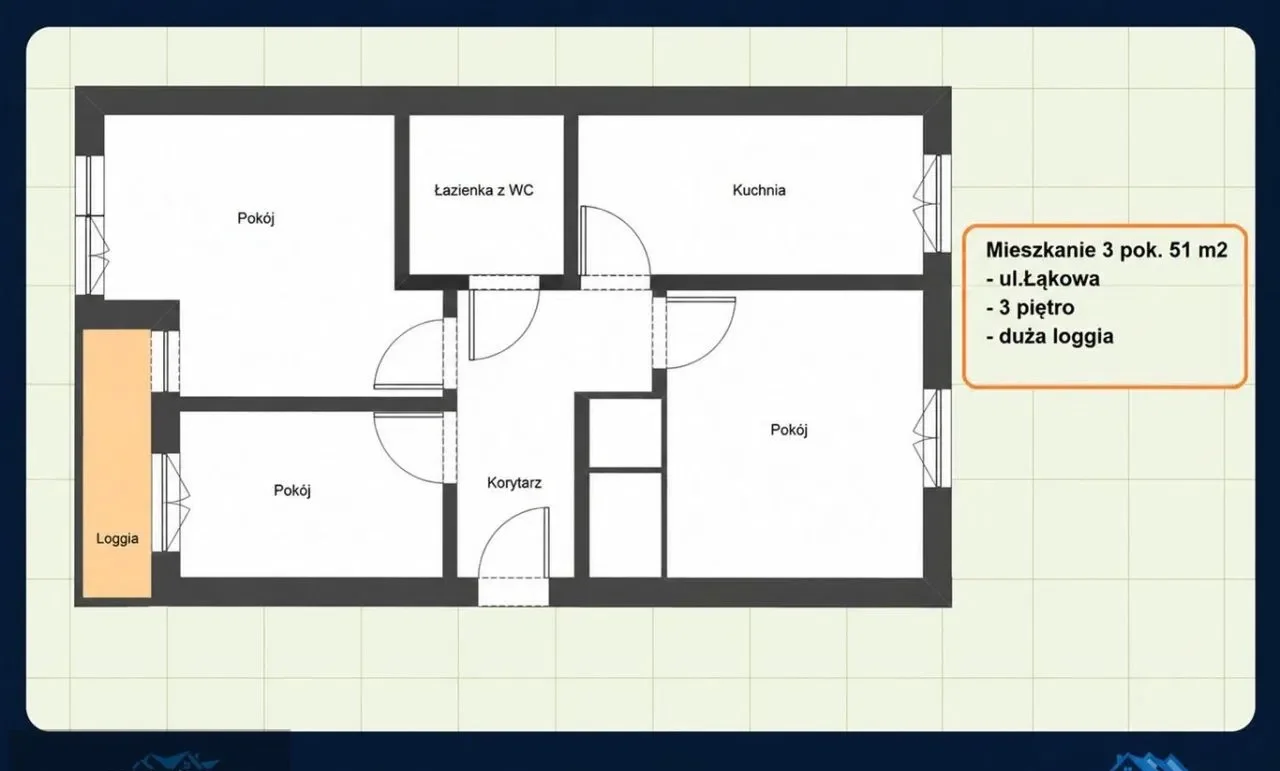 Mieszkanie, 51 m², Racibórz - zdjęcie 10