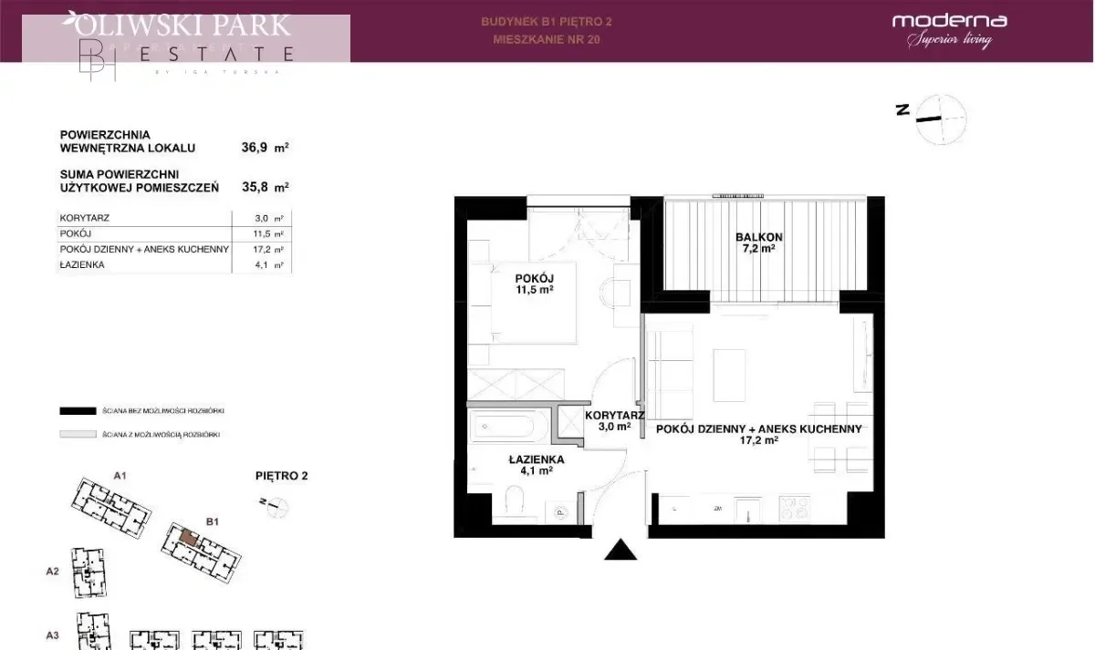 2 pokojowy apartament, wysoki standard, Oliwa! - zdjęcie 10