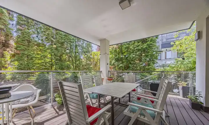 Apartament w kameralnej okolicy na Wilanowie