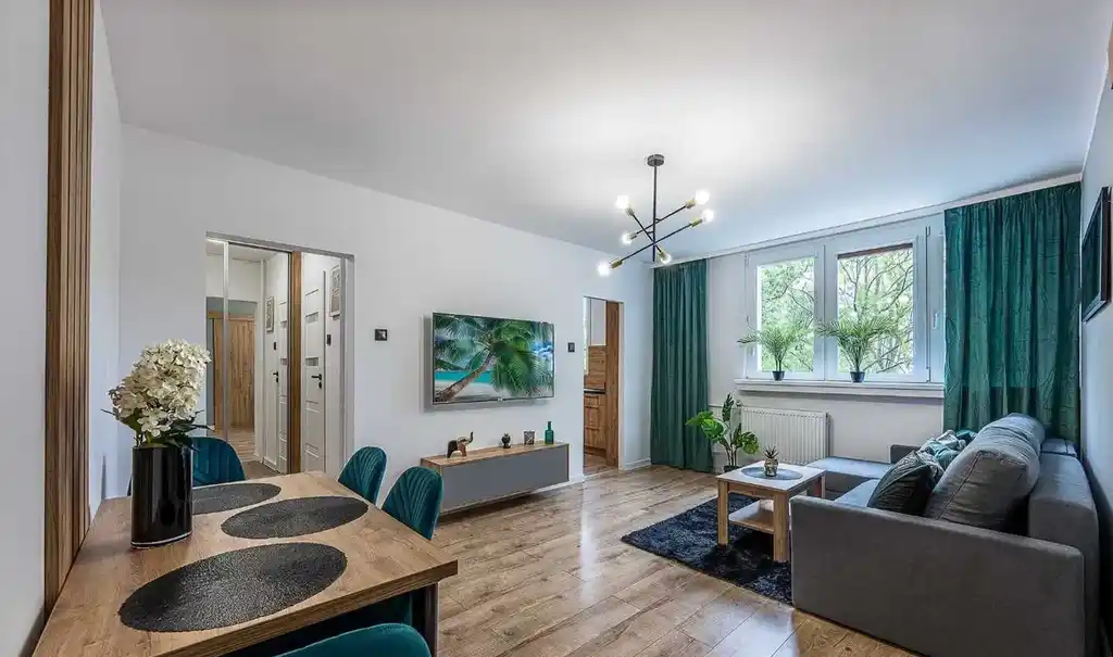 Do wynajęcia od zaraz – 2-pokojowe mieszkanie 37 m², Łódź Górna, ul. Kossaka 25