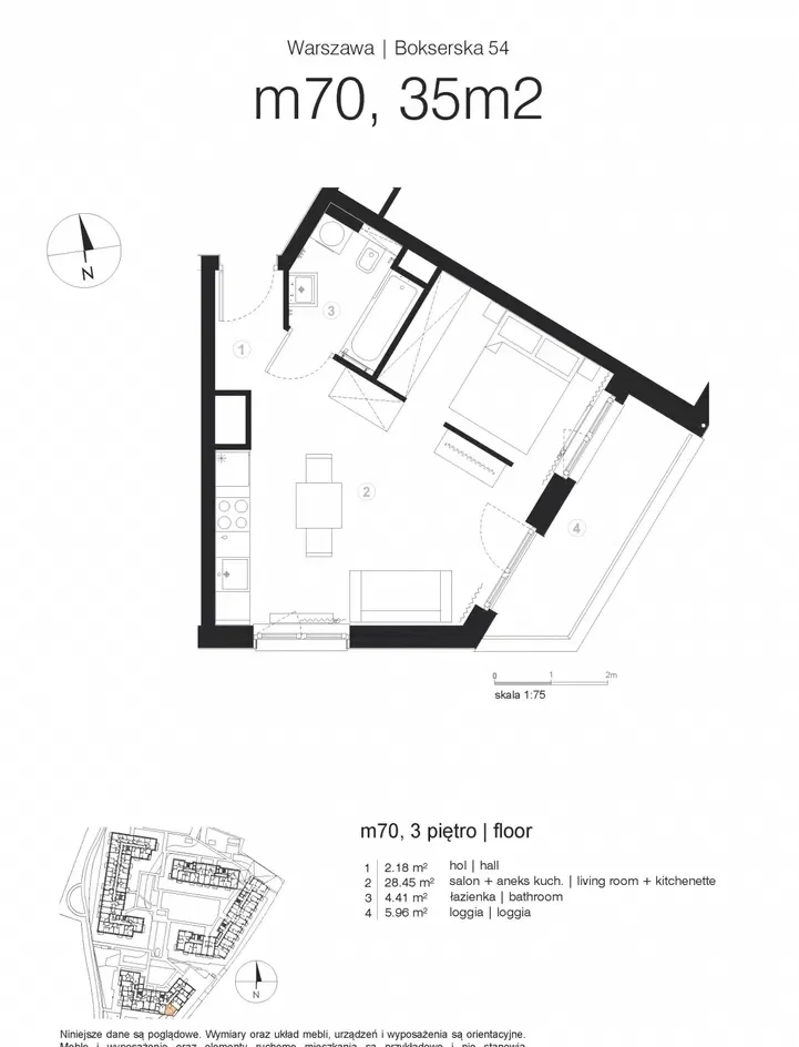 Studio | 35.0 m2 | Balkon | Duże łóżko | Pet friendly | Bezpośrednio - zdjęcie 10