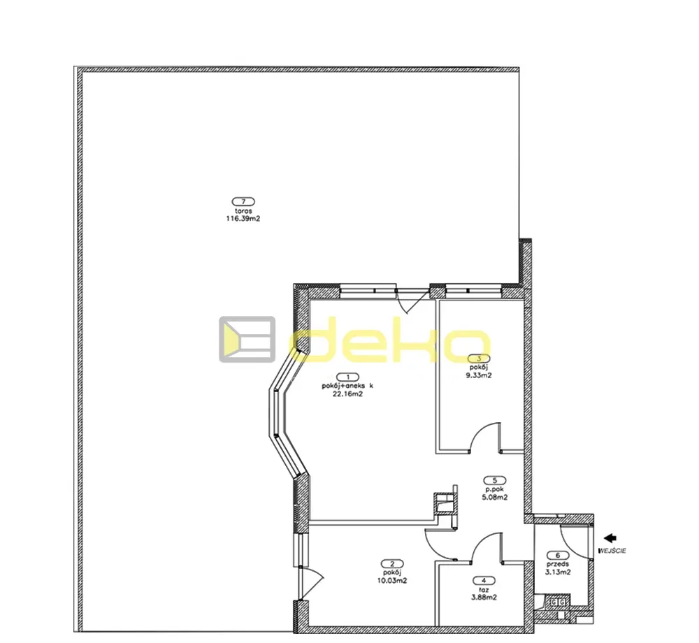 3 pokoje | Duży taras 116 m² | Zamknięte osiedle z parkiem i stawem - zdjęcie 10