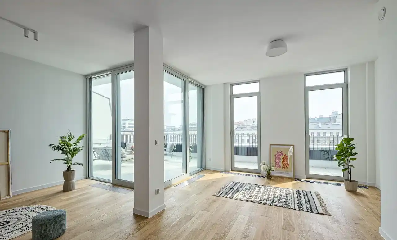 Wysokie| Klimatyzacja| Duże okna| Umeblowane| Taras 38m2| 0% prowizji|