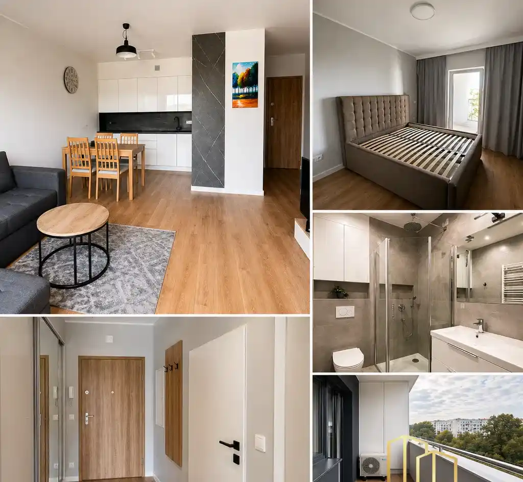 2-pokojowe mieszkanie z balkonem 50,07 m² klimatyzacja do zamieszkania - zdjęcie 2