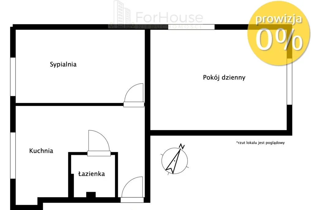 Bez prowizji. Nowe. Duże pokoje. Widna kuchnia. - zdjęcie 3