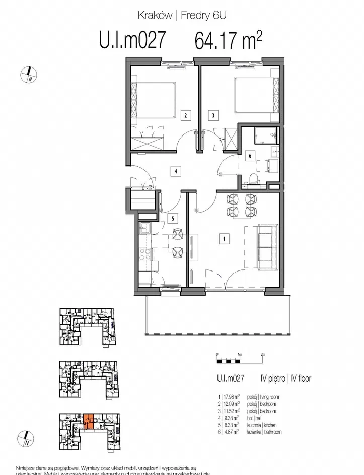 3 oddzielne pokoje | 64 m2 | osobna kuchnia | Bez prowizji - zdjęcie 10