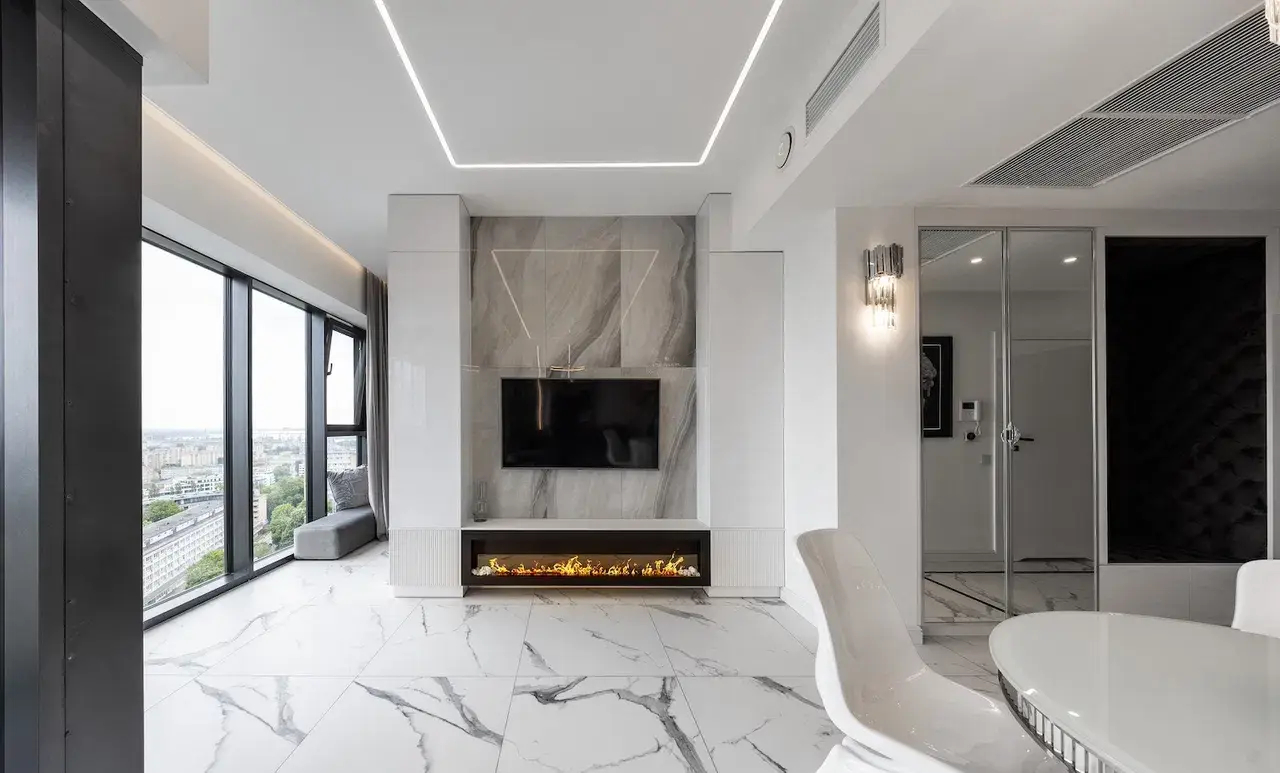 Luksusowy apartament 44 m2 umeblowany Hanza Tower 14 piętro balkon - zdjęcie 7
