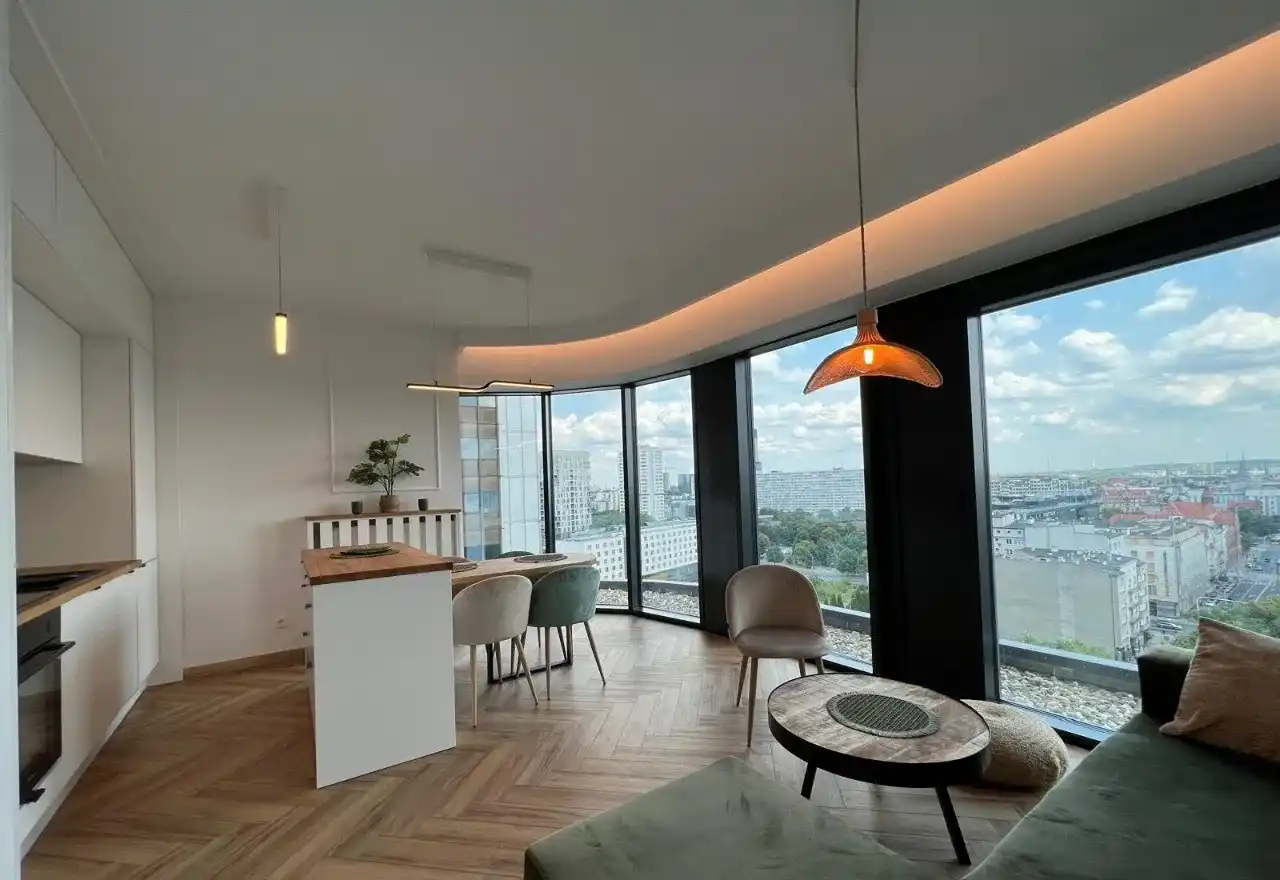 Katowice Centrum - widokowy apartament w kompleksie Global Apartments - zdjęcie 2
