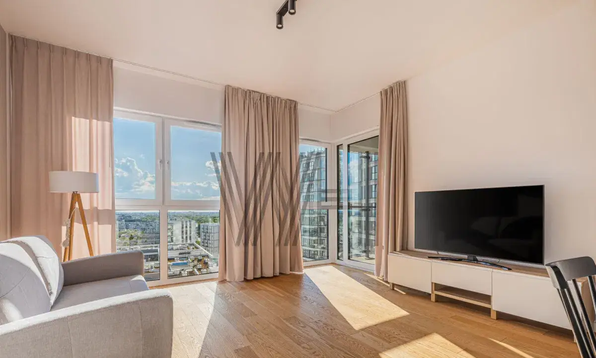 Apartament 2-pokojowy Warszawa Wola, ul. Kasprzaka, z klimatyzacją i balkonem