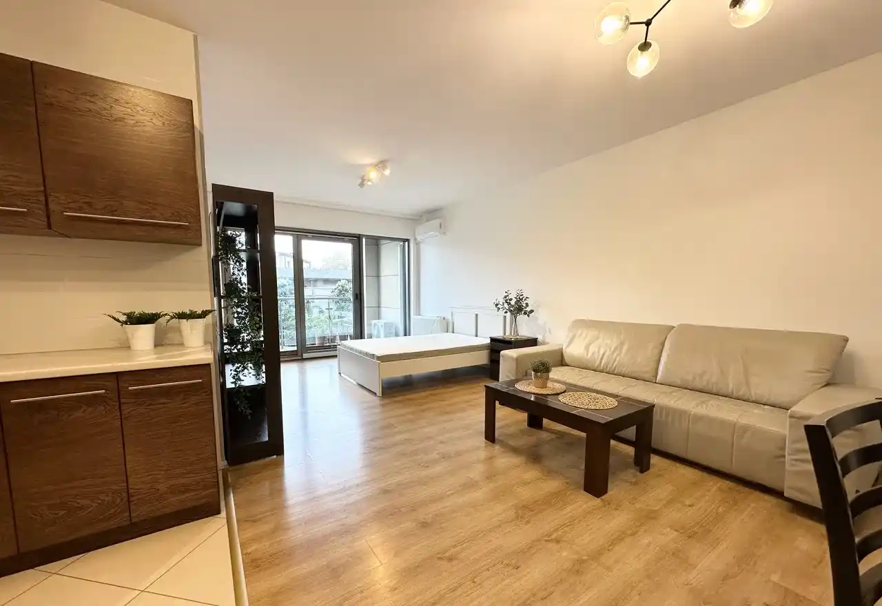 Przestronna kawalerka 42m2, Wiślane Tarasy, od lipca! MPEC, balkon! - zdjęcie 7