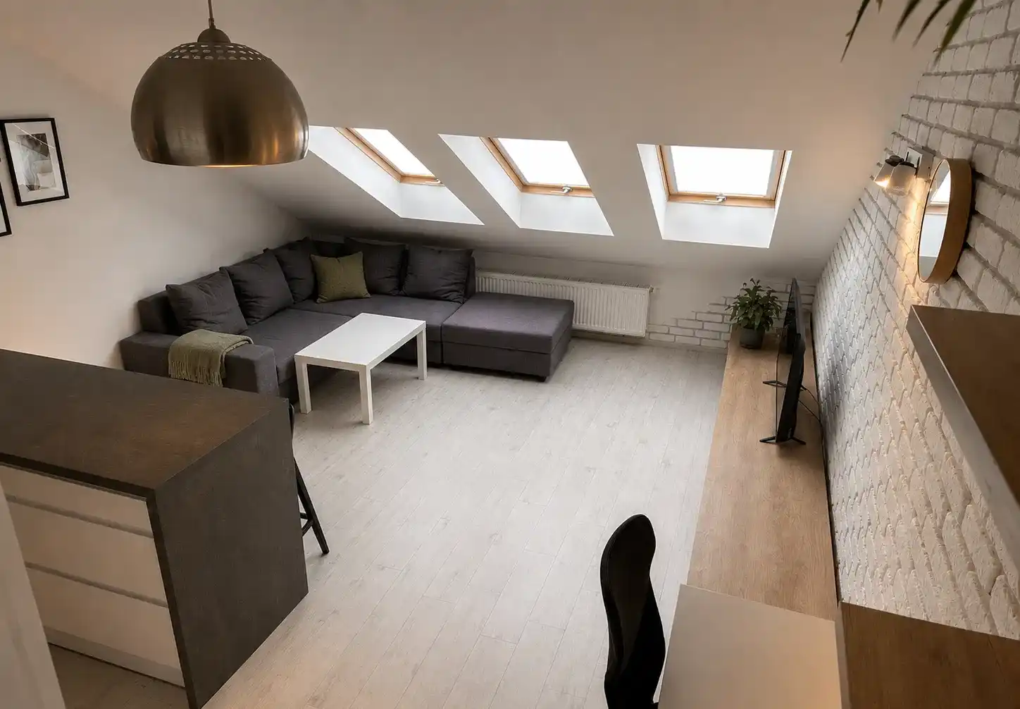 Studio with Mezzanine by the Vistula | Elevator | A/C | Available Now, Kraków - zdjęcie 6