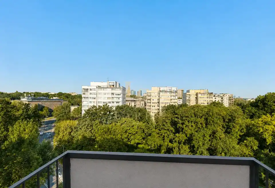 Balkon | Widok na panoramę Warszawy | Wyposażone - zdjęcie 8