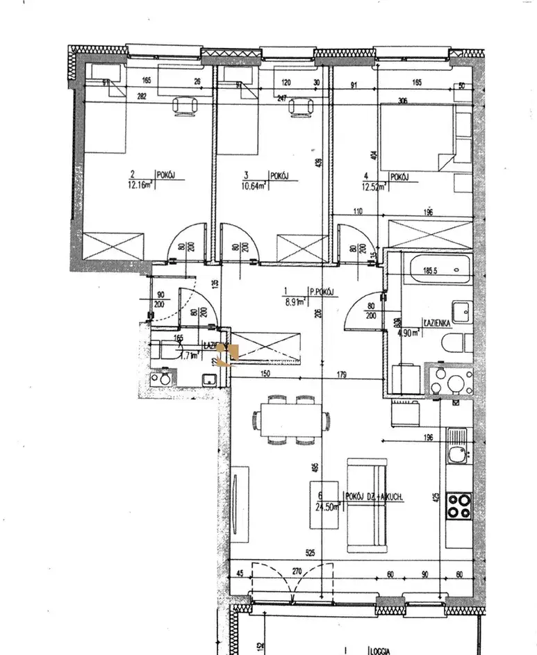 Apartament 4 pokojowy w sąsiedztwie Starego Miast - zdjęcie 5