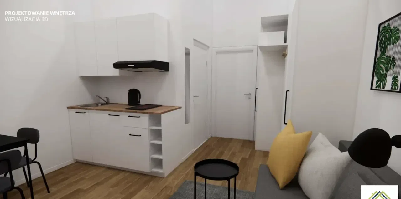 Kawalerka 18 m² | Sienkiewicza 2 | prywatna łazienka