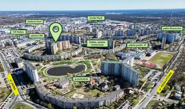 3 pokoje | wyposażone, winda | os. SŁONECZNE w Szczecinie - zdjęcie 2