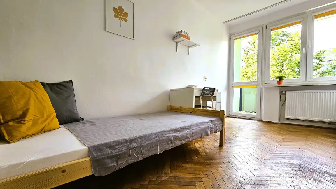 Pokój z balkonem w mieszkaniu 3-pokojowym w Gdańsku - zdjęcie 6