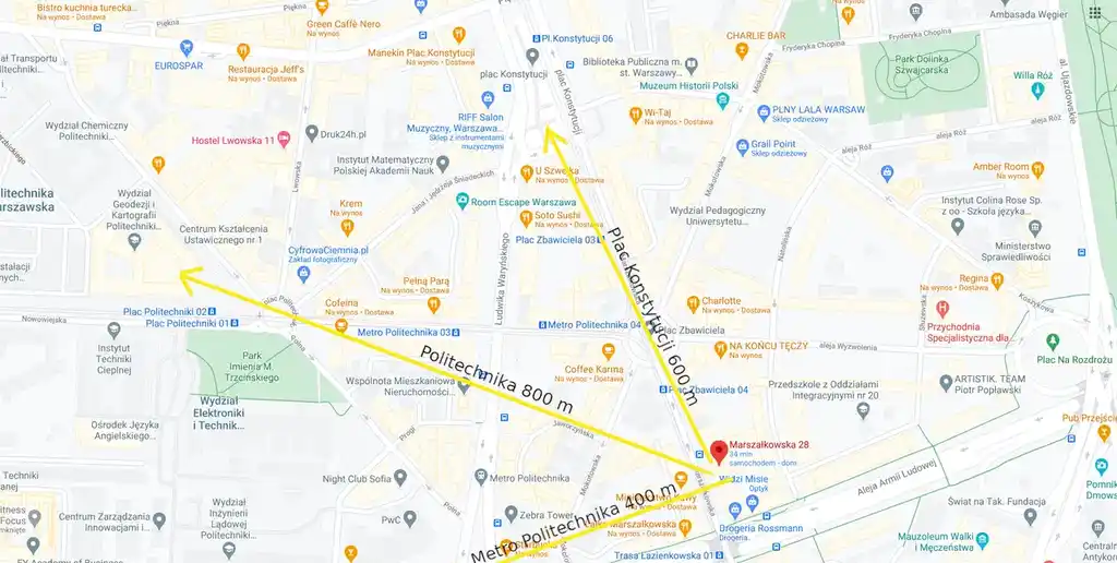 Komfortowy pokój przy Politechnice, Plac Zbawiciela, pokój nr.3 - zdjęcie 9