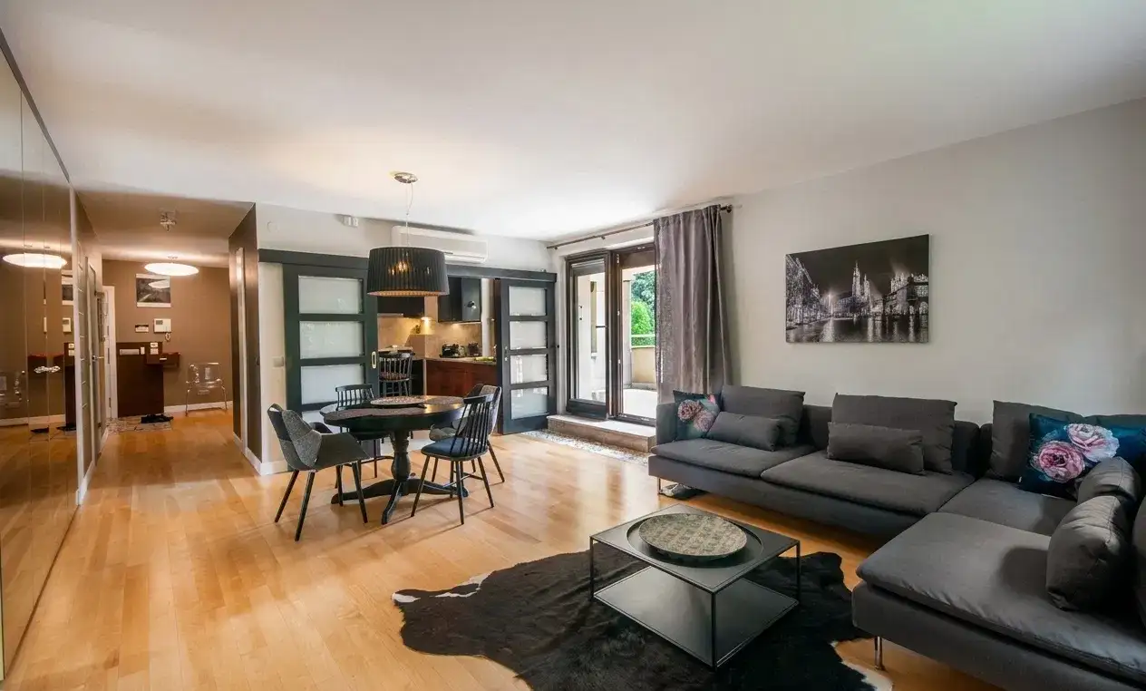 Apartament przy Rudawie i Błoniach, Kasztelańska, 95 m², taras i ogród - zdjęcie 3