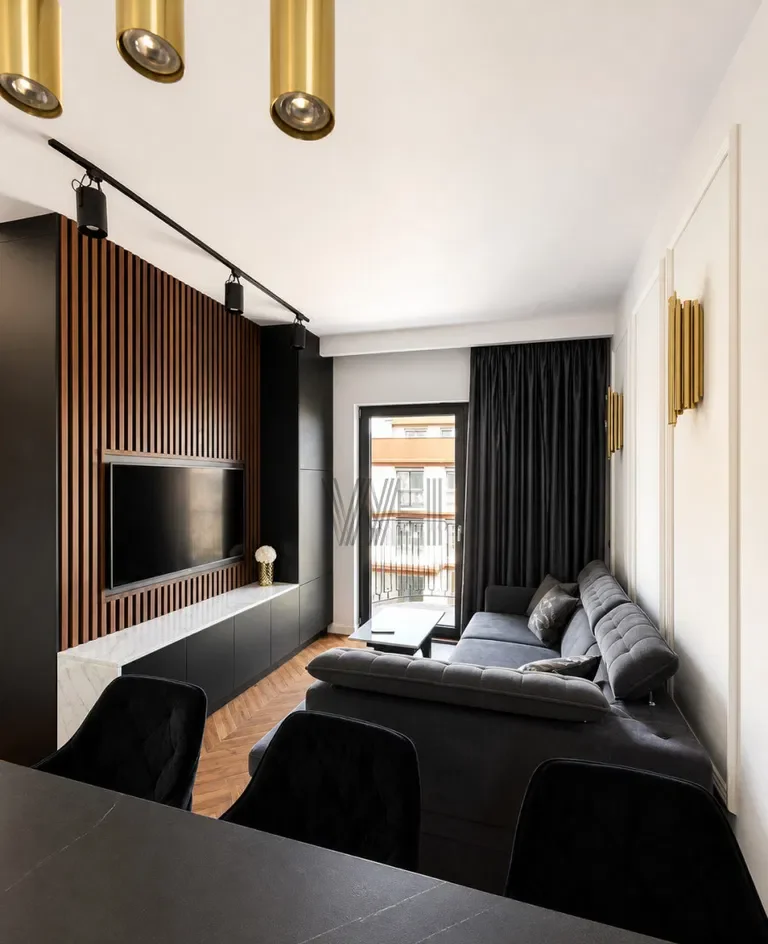 Elegancki apartament 2-pokojowy z klimatyzacją i garażem na Mokotowie
