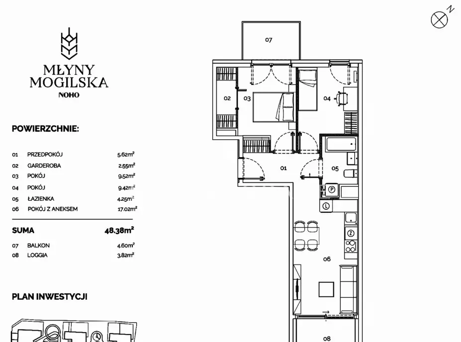Apartament w inwestycji Młyny Mogilska! - zdjęcie 6