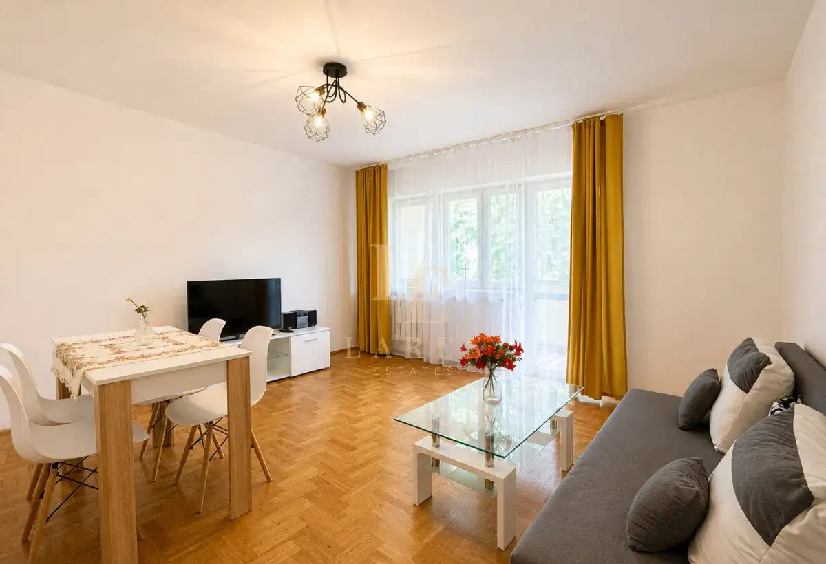 Mieszkanie 63m2, 3 pokoje z balkonem na Mokotowie