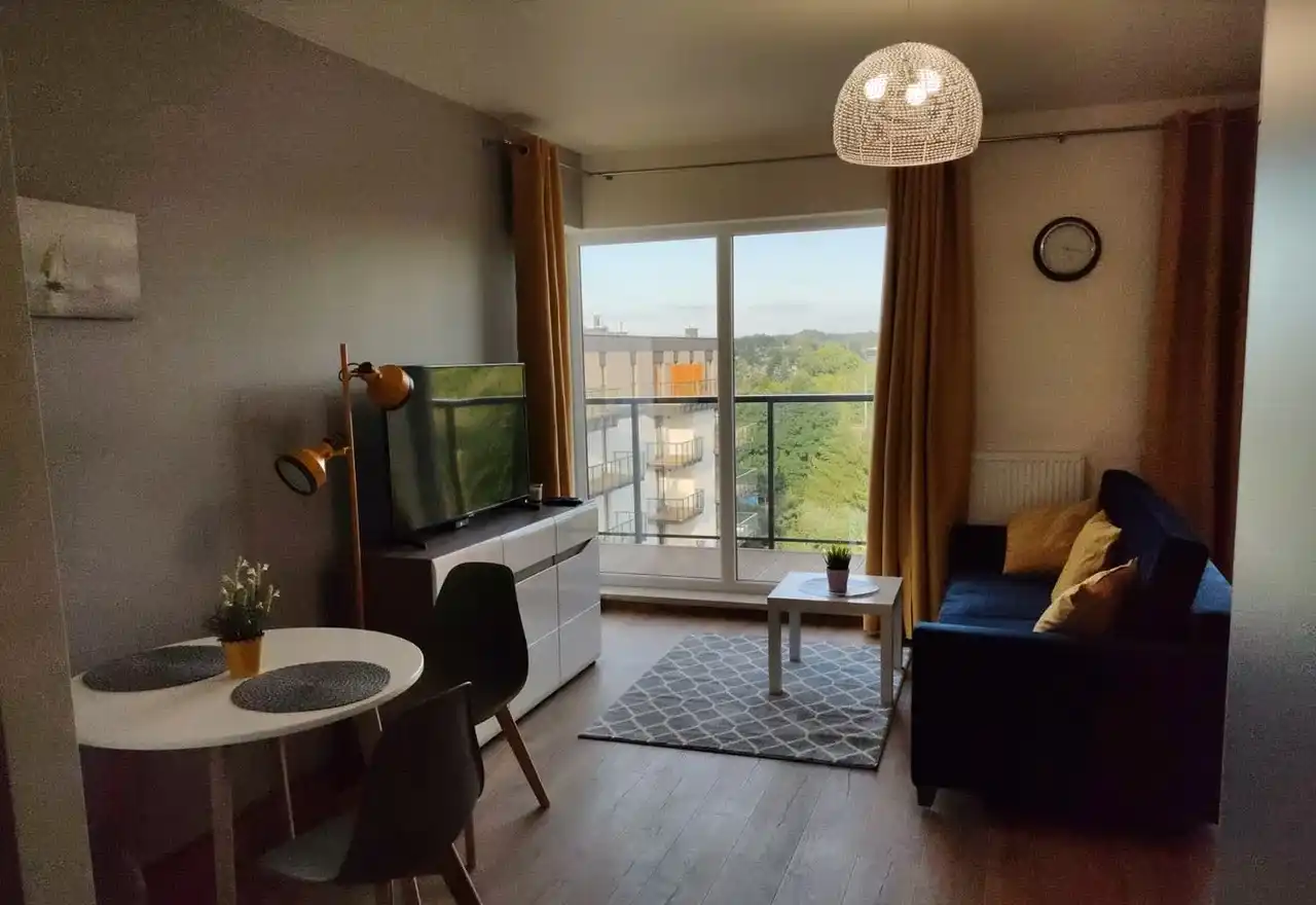 Apartament 46 m² z balkonem, miejscem parkingowym i komórką lokatorską - zdjęcie 2