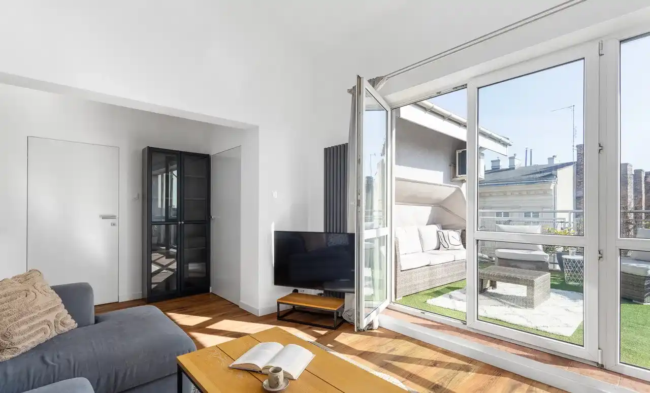 Prestiżowa lokalizacja- apartament z tarasem widokowym- hala garażowa - zdjęcie 9