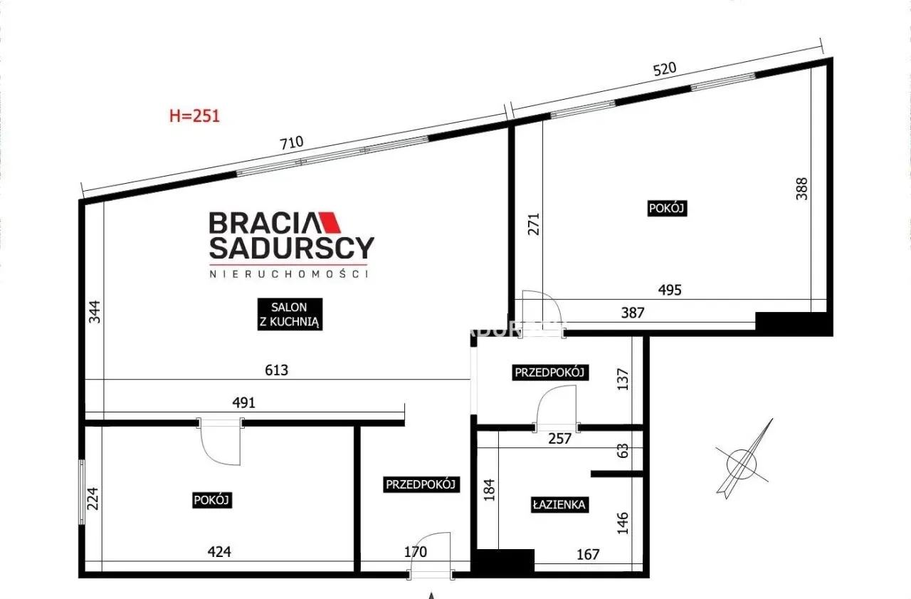 Apartament (Dębniki) z m. postojowym, 3pok, 71m2 - zdjęcie 3