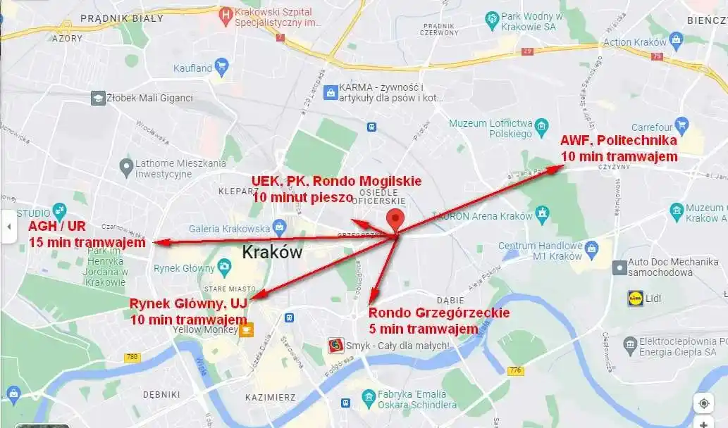 Pokój 1-os | Mogilska | UEK, PK, AKF | wysoki standard | od 1/09 - zdjęcie 8