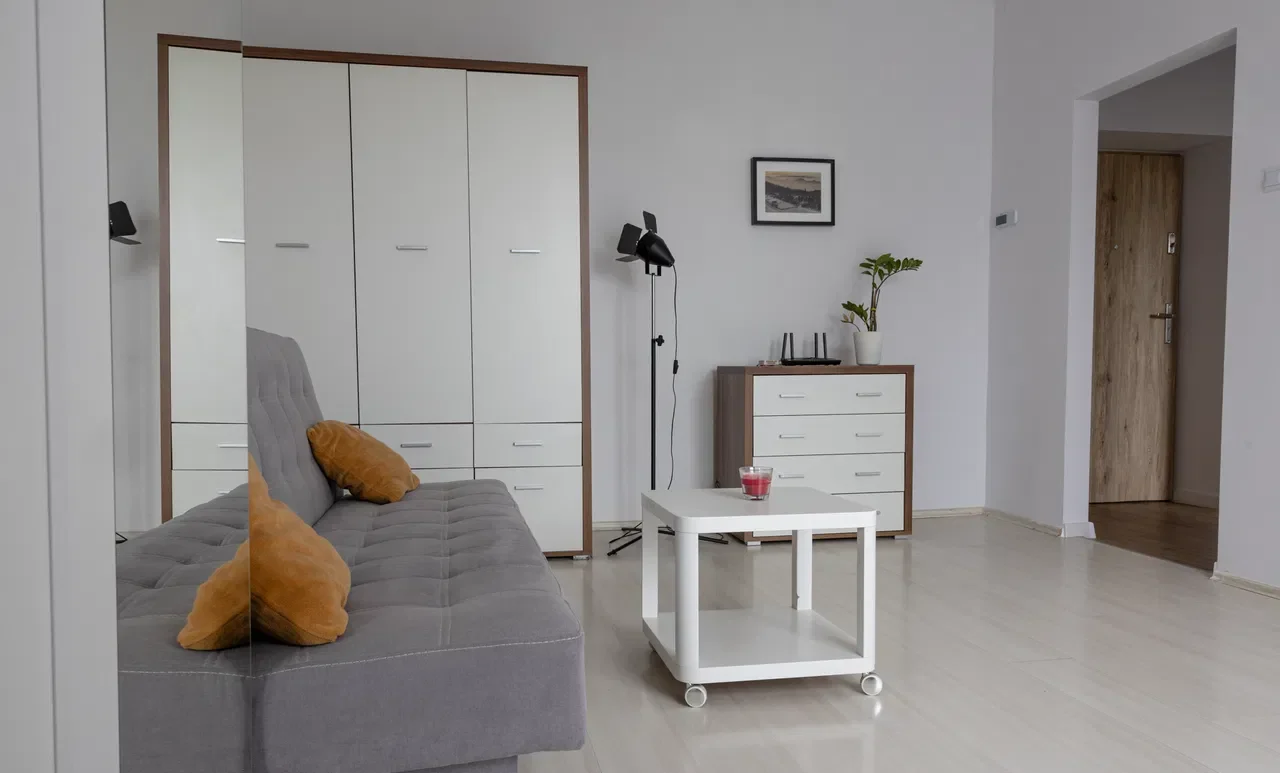 Duża kawalerka z oddzielną kuchnią i balkonem w Węgrzcach - zdjęcie 8