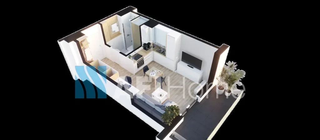 Bez prowizji | Mieszkanie typu studio z balkonem - zdjęcie 9