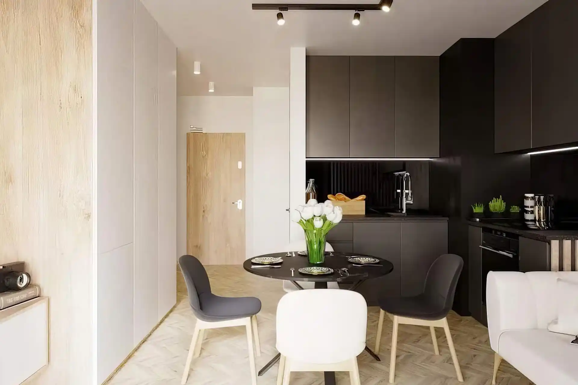 Studio 30 m² | Wola | ul. Sokołowska | Metro Młynów | Klima | WiFi - zdjęcie 6