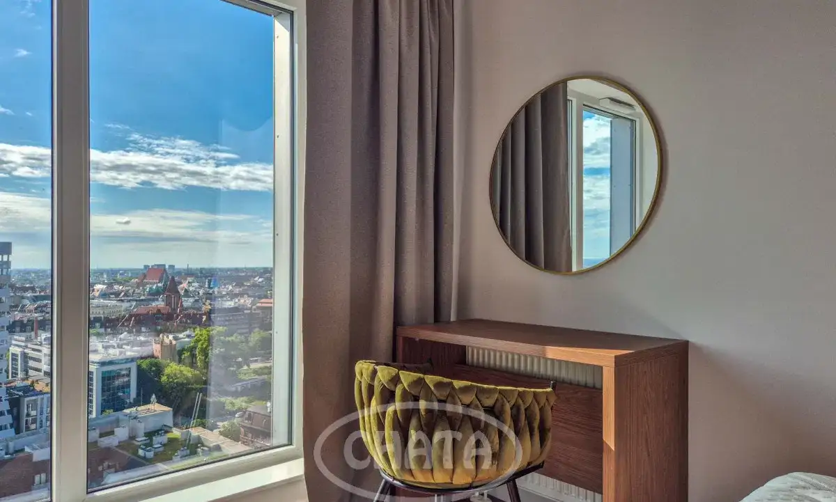 Apartament w Quorum z widokiem na panoramę miasta we Wrocławiu - zdjęcie 10