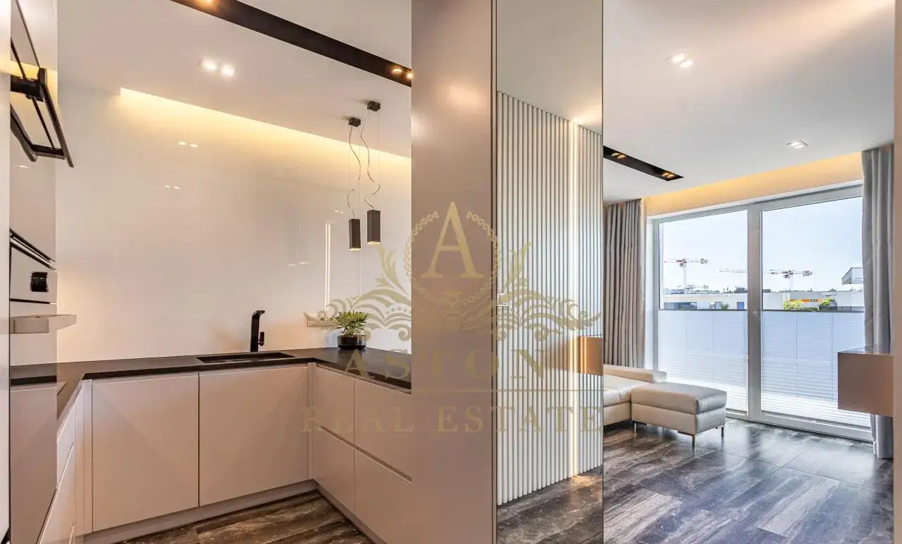 Nowoczesny apartament z tarasem na Mokotowie - zdjęcie 10