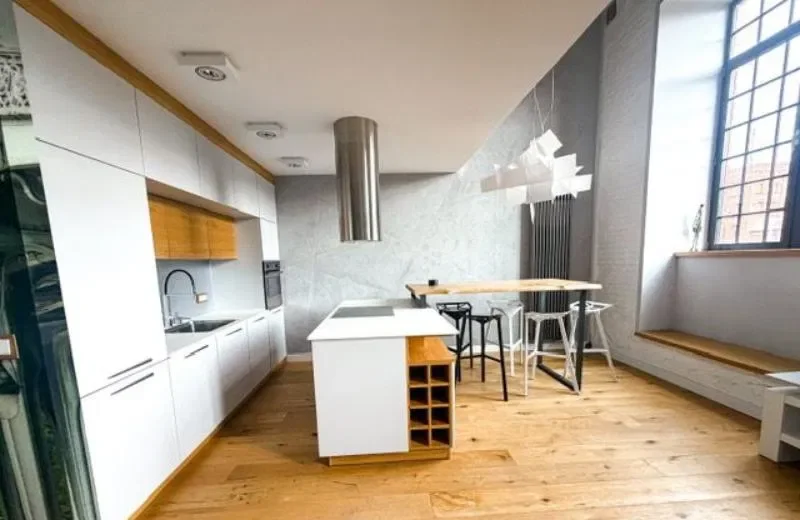 Wyjątkowy loft dwupoziomowy | Księży Młyn | 83,83 m² | wysoki standard - zdjęcie 3